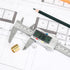 Electronic Digital Caliper, LCD | 0 to 6 inch, inch/mm Conversion, Automatic Shutdown, Ideal for Home/Jewelry/DIY