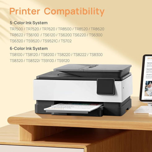 PGI-280XXL Compatible Canon Ink 280 and 281 Cartridges for TR8520, TR8620, TS9120, 2 x 280XXL PGBK
