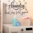 Zonon Laundry Room Sign Decals Decor Bubble Quote Stickers for Bathroom Home Decorations, Wash Dry Fold Repeat (13.8 x