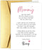 Obbyidk Poem Mommy to Be Mother's Day Card from Bump, First Mothers Day