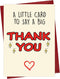 Cheerin Thank You Card Elegant Thank You Greeting Card with Envelope Thoughtful