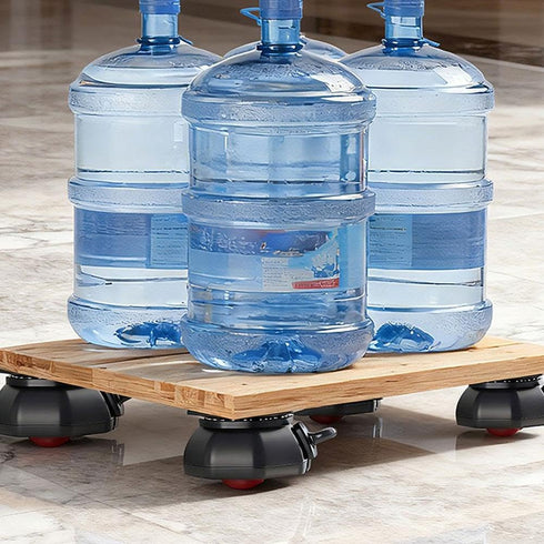 Generic Duty,360 Furniture Casters Wheels Heavy Swivel Casters,Adhesive Caster Wheels,Glide Quietly and Protect