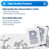 Dry & Dry Silica Gel Packets, Rechargeable Fabric Desiccants for Storage - White - 30 Packets (5 Gram)