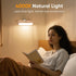 Moroommt Dimmable Wood Wall Sconces Battery Operated, Rechargeable Wall Lights Battery Operated, Stick On Wall Mounted