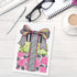 Striped Celebration Birthday Cards - Set of 8 (4 designs), Large 5" x 7" with Envelopes Included