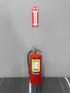 (4 Pack) Fire Extinguisher Signs, 80 mil Thick Plastic for Business Office or Warehouse