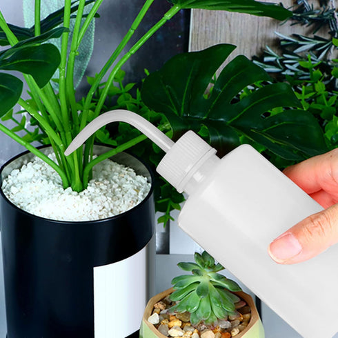 Wash Bottle 2pcs 250ml/8oz, Economy Plastic Squeeze Washing Cleaning Bottle for Medical Succulent Irrigation
