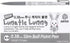 Xeno Lunatic Lunny 0.38mm Slim Ball Point Pen, Dozen Box, 12 Pcs, Made in Korea (Black)