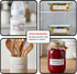 Divguf 120 Essentials(1.97 0.86 Pcs Colorful Baby Bottles Name Labels Waterproof Daycare Labels for Lunch Boxes, Water