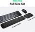 MEKASS Ergonomic Mouse Wrist Rest, Premium Memory Foam Support for Pain Relief, Classic Black