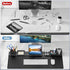 KDD 6 in 1 Desk Pad and Organizer Set, Magnetic Mouse Mat with DIY Features for Phone, Tablet, and Cable Management