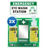 Portable Eyewash Station Kit OSHA-Approved - Yeipower Emergency Eye Wash Flush Bottles, 16oz