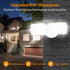 28W 3000LM 2 5500K IP65 LEPOWER LED Security Flood Light Outdoor, Switch Controlled Aluminum Security Light, Adjustable