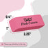 Mr. Pen Pink Pencil Erasers, 48 Pack, Art Erasers for Drawing, Kids, and Artists