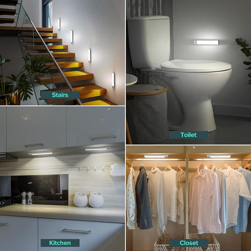 36 Closet 1500mAh 120 BLS LED Light Battery Powered, Super Bright Under Cabinet Lighting, Motion Sensor Indoor