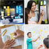 PATIKIL House Shape Sticky Notes, 2.7 x 2.7 Inch, 6 Pads Cute Self-Stick Memo Pads, 100 Sheets/Pad in 4 Colors.