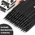 Panda 2B Black Wood Cased Graphite School Pencils, Pack of 12, Pre-Sharpened with Latex Free Erasers, Office Supplies for Exams, School, Office, Drawing and Sketching (2B) by HysmmxHer