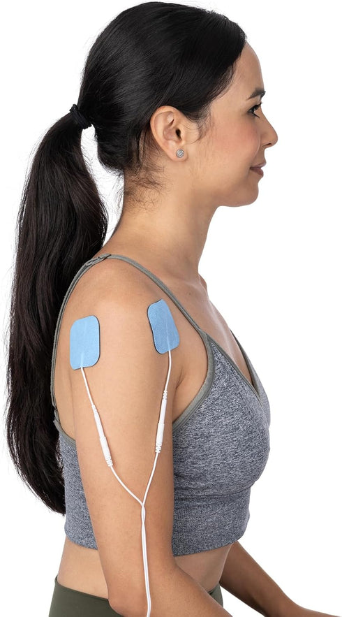 Discount 2"x2" 20-Pack TENS Wired Electrodes HealthMateForever Compatible Replacement Pads, Premium Self-Adhesive TENS