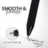 Loddie Doddie 12 Pack Black Gel Pens - 0.7 mm Medium Point Smooth Writing Retractable, No Bleed Non Smudge