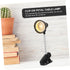 VOSAREA Mini Clip LED Desk Lamp Delicate Micro Clamp Light for Reading Bedroom Dorm Students Portable Table Lighting