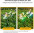 7 Solar Outdoor Lights Butterflies Solar Garden Lights Ground Plug Decorative Lights for Yard, Landscape Lighting Spot