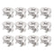 uxcell Cam Lock Nut for Furniture, 12pcs 14.6x9.5mm Joint Connector Locking Nuts for Furniture Fittings