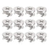 uxcell Cam Lock Nut for Furniture, 12pcs 14.6x9.5mm Joint Connector Locking Nuts for Furniture Fittings