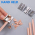 OFiSEXPT 4pcs Metal Pencil Sharpeners, Manual Double Hole Pencil Sharpener for Colored Graphite Pencils, Crayon