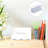 Self Adhesive Sneeze Guard Holder, Acrylic Panels Holder, Name Tag Holders for Desks, 1 x 0.5 x 0.5''