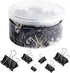 SANNIX 110 PCS Binder Clips, Assorted Sizes, X Large, Large, Medium, Small, Mini, Micro for Office, Home