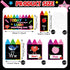 57Pcs Set QOUBAI Alphabet Number Bulletin Board Crayon Letters Number Colors Shapes Poster Back to School Wall