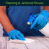 100 Count FifthPulse Blue Nitrile Medical Gloves Large, - Surgical Grade Latex Free Disposable Gloves