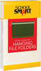 School Smart Hanging File Folder, Legal, Standard Green, Pack of 25
