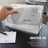 Nadex Clear Acrylic Check Tray, 2.5mm Thickness Durable Deposit Ticket and Cheque Holders for Deposit Slips and Vouchers