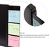 Yocoolfun 2 Pack Black Computer Monitor Memo Board for No Edge Monitors,Monitor Sticky Note Holder Computer Monitor