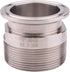DERNORD 2'' Tri Clamp Adapter to 2 Inch MNPT Thread Ferrule Sanitary Pipe Fitting
