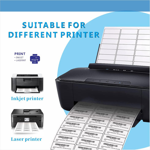 JIQEZNL 1" 2-5/8" 900 30 8.5"11" Address Labels, Premium x Mailing Labels for Envelopes, Address Label Sticker Paper