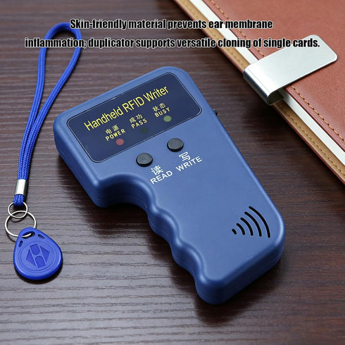 Generic 125KHz T5577 EM4305 (2 RFID Reader Writer Handheld RFID Writer Copier Smart ID car d Duplicator Used