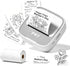 PRT Mini Sticker Printer, Portable Thermal Printer with 1 Roll Sticker Paper, Inkless