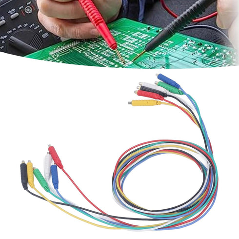 6PCS Silicone Flexible Jumper Wires for Thermostats, Control Panels, Sensor 20AWG