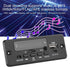 Ejoyous MP3 MP3 2x3W Bluetooth Decoder Board, Decoder Module Digital Display Amplifier Player Module Black Supplies