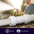 Midline Valve 582DD200 PVC Compression Coupling Pipe Fitting, 2'' White Plastic