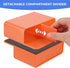 Magnetic Dry Erase Marker Holder, Magnetic Pen Holder for Fridge, Whiteboard Marker Holder, School Office Home, Orange