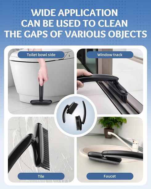 360 (1, TQRR Degree Rotating Crevice Cleaning Brush- Household Hard Bristle Cleaning Brush, Multifunctional Bathroom