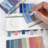 Sticky Tabs 800 Pcs for Book, Colorful Sticky Index Tabs 40 Colors Translucent Annotation Tabs,Transparent, Writable Page Tabs with Ruler