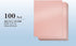 Pink Metallic Paper, 100-Pack Light Pink Shimmer Paper, 120 GSM, 8.5 x 11 Inches for Crafting