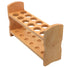EISCO Wooden Test Tube Rack, Accommodates 12 Tubes up to 28mm, 10.25" Wide, Beech Wood