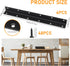 Xingwenhao 4pcs 90 (275x25x25mm) Raised Garden Bed Corner Brackets, L Bracket, Degree Angle Brackets, Black Metal Bed