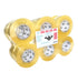 Strong Man Heavy Duty Packing Tape, 12 Rolls, 2.8 mil x 1.88 in x 210 Yards, Ultra Strong, Clear, Packaging Supplies