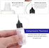 Gdnecad 3PCS 20ML Needle Tip Glue Bottle, Precision Tip Applicator Dispenser Bottles with Mini Funnel, Plastic